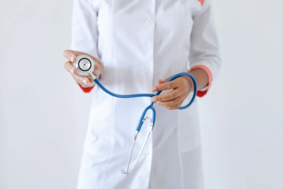Professional doctor with a stethoscope, focusing on healthcare and medical services. Professional doctor with a stethoscope, focusing on healthcare and medical services.